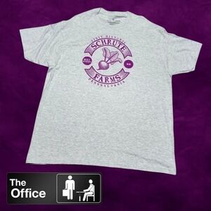 The‎ Office Schrute Farms T-shirt Heathered Grey M